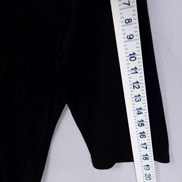 Lauren Ralph Lauren Top Tunic Women lack Plus 2X Split Neck 3/4 Sleeves Pullover - Picture 4 of 16